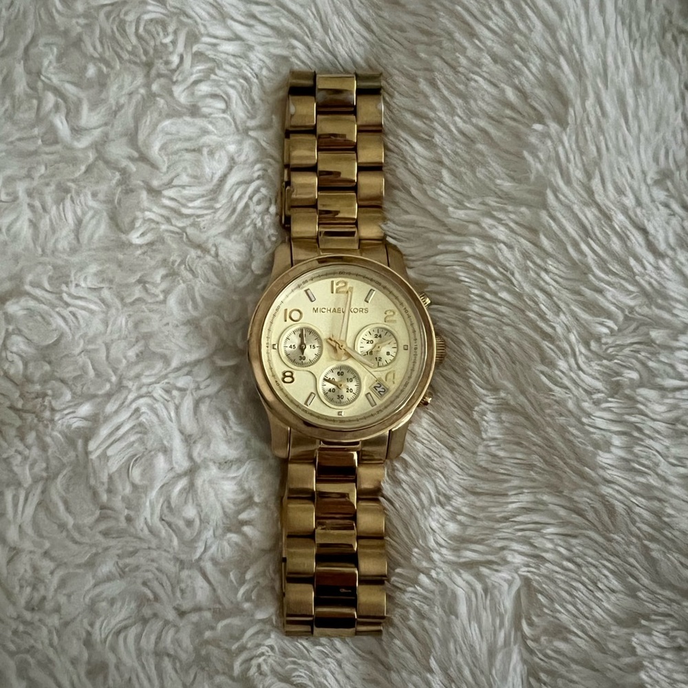 Gold Michael Kors watch